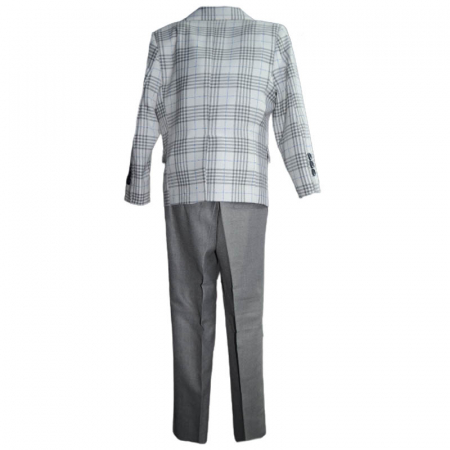 Costum elegant din 4 piese pentru baieti LA Kids 020323-G, Gri [1]
