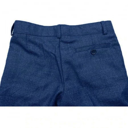 Costum elegant din 2 piese pentru baieti LA Kids 1681, Bleumarin [3]