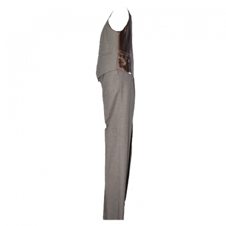 Costum elegant din 3 piese pentru baieti LA Kids LK0108, Maro [1]