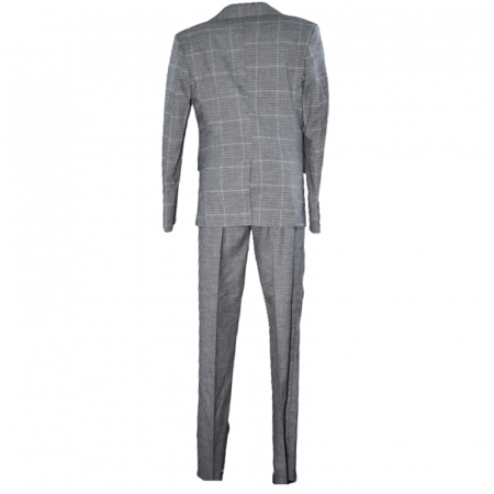 Costum elegant din 4 piese pentru baieti LA Kids 1766G, Gri [4]