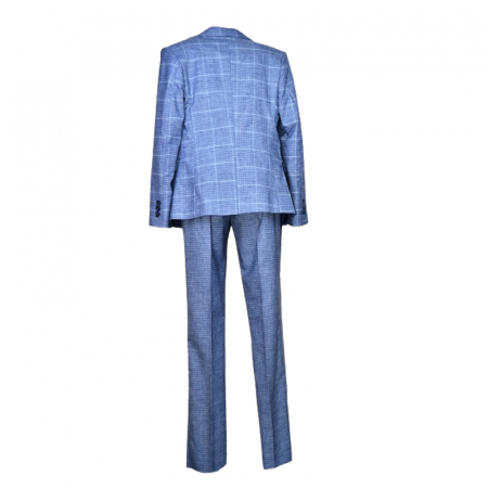 Costum elegant din 4 piese pentru baieti LA Kids 1767-84, Albastru [6]