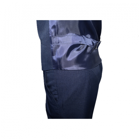 Costum elegant din 4 piese pentru baieti Slim Fit LA Kids 1766-B, Bleumarin [3]