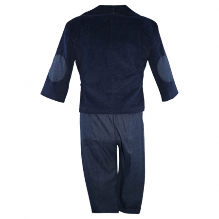 Costum elegant din 5 piese pentru baieti Mini Junior 030323-B, Bleumarin [1]