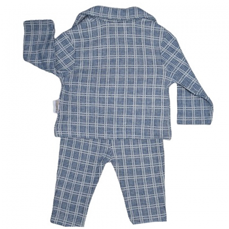 Costum elegant din 4 piese pentru baieti Sedello 6032A, Albastru [1]