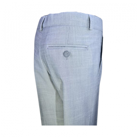 Costum elegant din 4 piese, Slim Fit, in carouri, pentru baieti, LA Kids 1807-28, Gri [5]