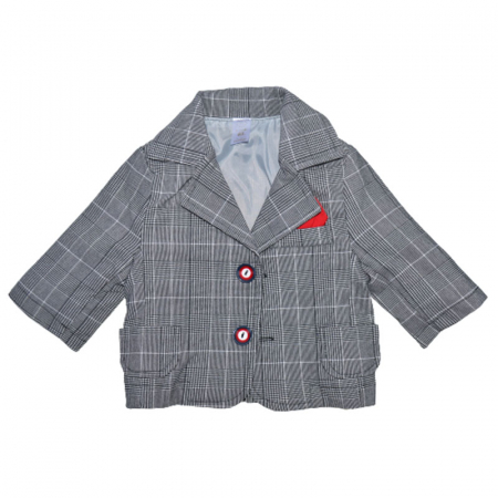 Costum elegant din 5 piese pentru baieti Folletti C101123-16, Gri [2]