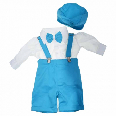 Costume elegante - Costum elegant din 5 piese pentru baieti Gabrielle Design 20623-4, Albastru