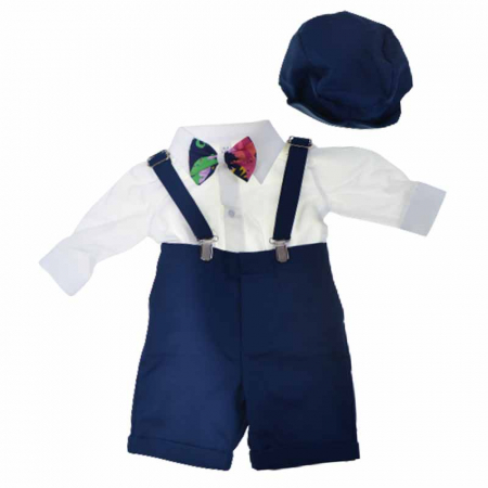 Costume elegante - Costum elegant din 5 piese pentru baieti Gabrielle Design 20623-2, Bleumarin