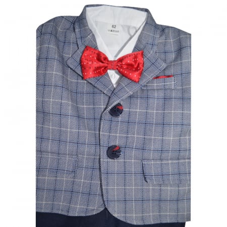 Costum elegant din 5 piese pentru baieti Krasnal C101123-12, Albastru [3]