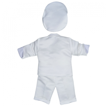 Costum elegant din 6 piese pentru baieti Krasnal C101123-6, Crem [1]
