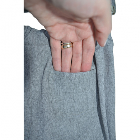 Costum elegant din 5 piese pentru baieti Krasnal C101123, Gri [5]