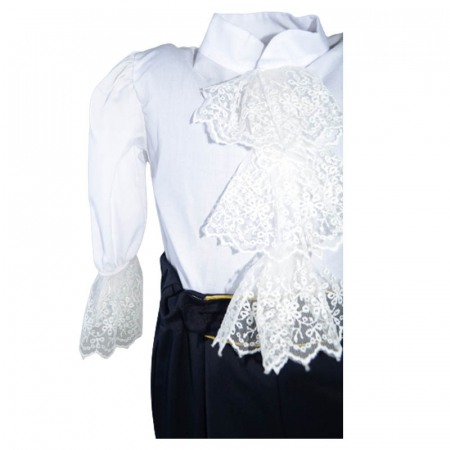 Costum elegant din 5 piese pentru baieti Dari Den 030323-CRMM, Crem [3]