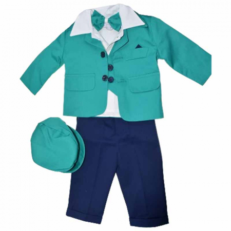 Costume elegante - Costum elegant din 6 piese pentru baieti Gabrielle Design 030623-2, Verde