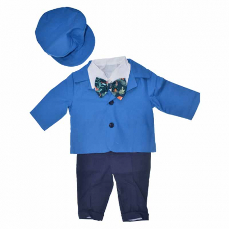 Costume elegante - Costum elegant din 6 piese pentru baieti Andreeatex 030623-4, Albastru