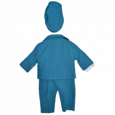 Costum elegant din 6 piese pentru baieti Colibri 070623-T, Turcoaz [1]