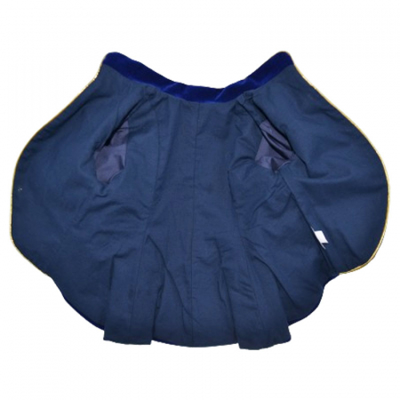 Costum elegant din catifea 5 piese pentru baieti Duomar 240124, Bleumarin [7]
