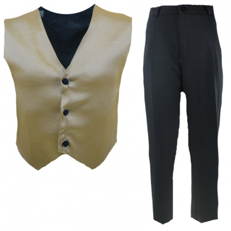 Costume elegante - Costum elegant pentru baieiti LA Kids CGG-5-128-cm, Auriu