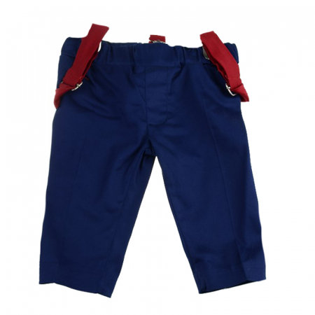 Costum elegant pentru baieti 6 piese Mini junior CEB-25-80-cm, Rosu [1]