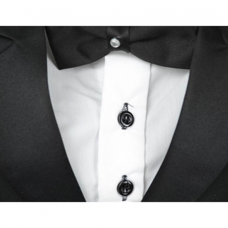 Costum elegant din 4 piese pentru baieti LA Kids 1385, Negru [3]