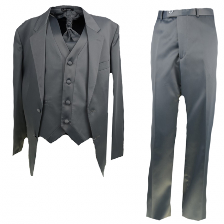 Costume elegante - Costum elegant pentru baieti LA Kids 1376-152-cm, Gri