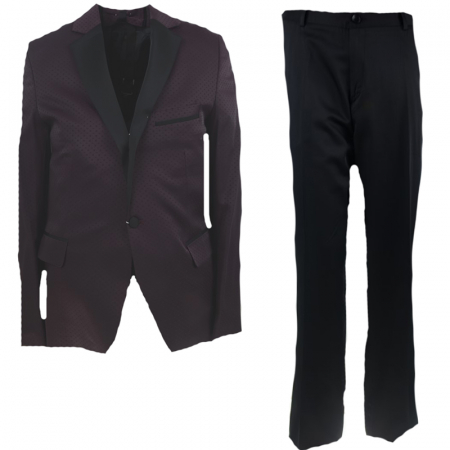 Costume elegante - Costum elegant pentru baieti LA Kids 1628-158-cm, Visiniu
