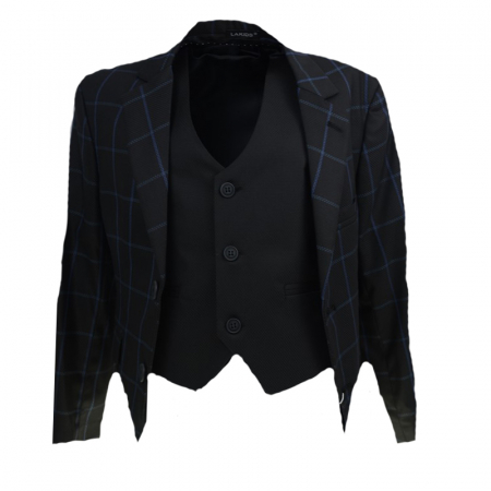Costum elegant pentru baieti LA Kids 1673 1673-128-cm, Negru [3]
