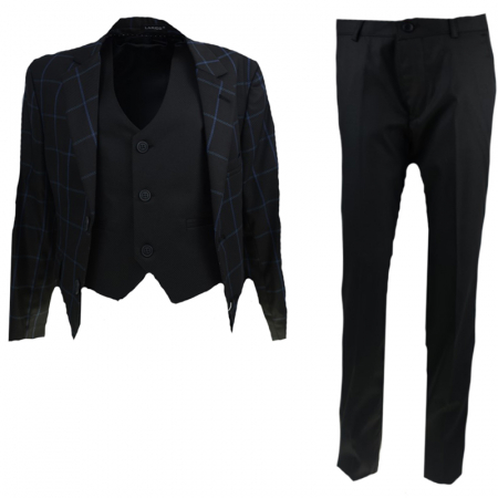Costume elegante - Costum elegant pentru baieti LA Kids 1673 1673-128-cm, Negru