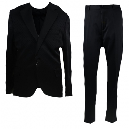 Costume elegante - Costum elegant pentru baieti LA Kids 1678-NN-134-cm, Negru