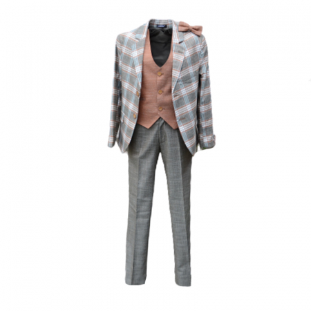 Costume elegante - Costum elegant pentru baieti LA Kids 1772V, Verde