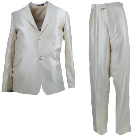 Costum elegant pentru baieti LA Kids CC-11-140-146-cm, Crem [0]