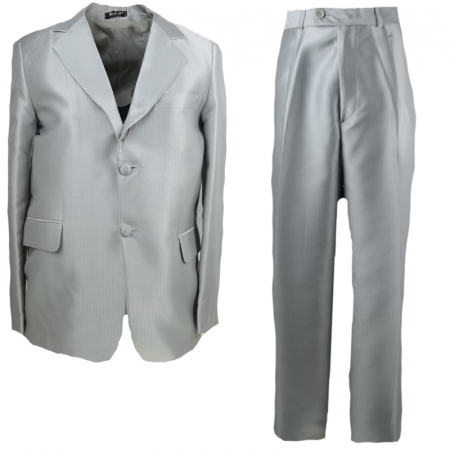 Costume elegante - Costum elegant pentru baieti LA Kids CC-6-146-152-cm, Gri