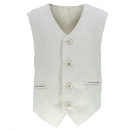 Costum elegant pentru baieti LA Kids CGG-2-110-cm, Crem [1]