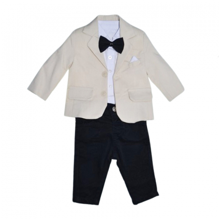 Costume elegante - Costum format din 4 piese pentru baieti Mini Junior CST-3673B, Multicolor