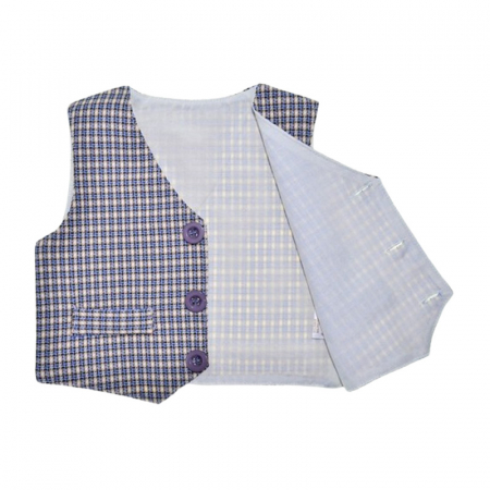 Costum pentru botez format din 5 piese pentru baieti, Mini Junior 3621, Multicolor [2]