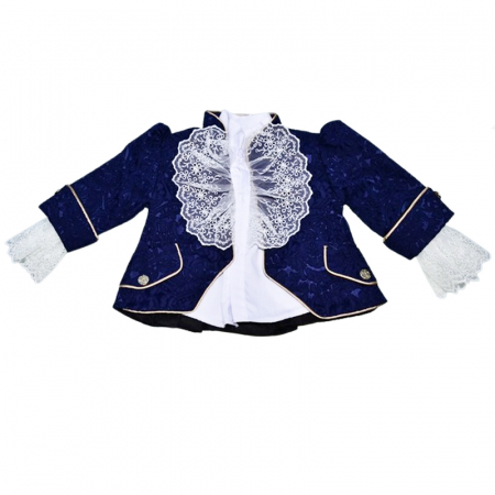 Costum pentru botez format din 5 piese pentru baieti Mini Junior CBTZ-MJ1, Multicolor [4]
