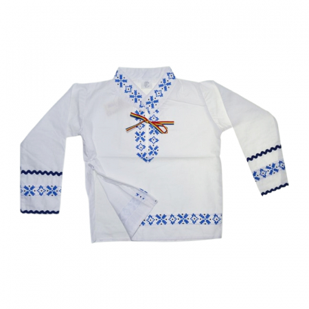 Costum traditional pentru baieti 3 piese Mini Junior CTPBMJ-1-2, Alb [3]