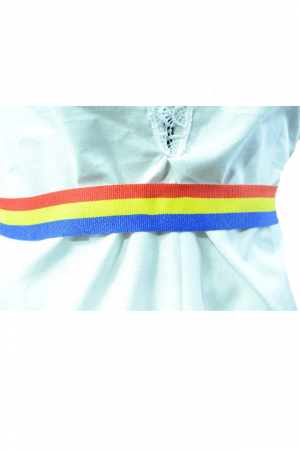 Costum traditional pentru baieti Mini Junior CTRB2-A-98-104-cm, Alb [2]