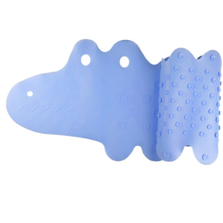 Covoras antiderapant de baie, pentru copii 90 x 33 cm, Bocioland BL148, Albastru [1]