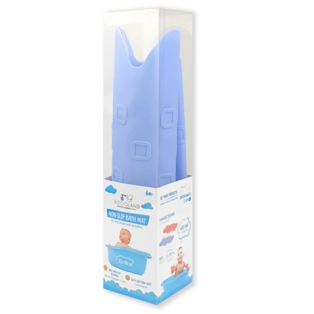 Covoras antiderapant de baie, pentru copii 90 x 33 cm, Bocioland BL148, Albastru [4]