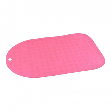 Jucarii pentru baie si accesorii - Covoras de baie anti-alunecare pentru copii 70 x 35 cm BabyOno 1346/04, Roz