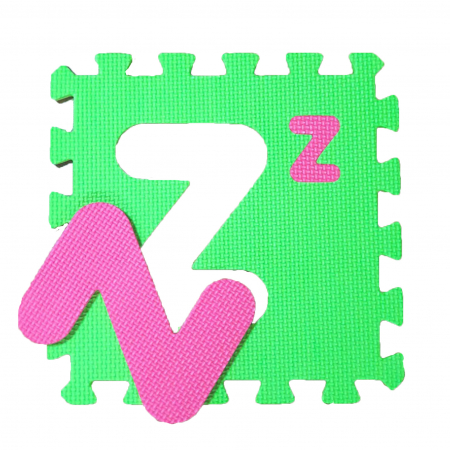 Covoras de joaca puzzle cu literele alfabetului 26 piese A-Z, EP1011 OEM, Multicolor [2]