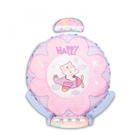 Covoras muzical de joaca pentru bebelusi BabyMix 042625, Roz [5]