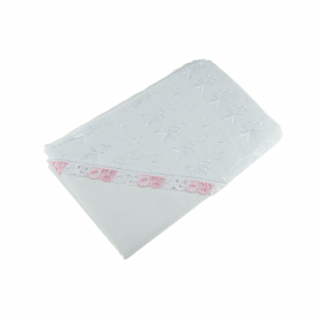 Botezul bebelusului - Crasma de mir 110 x 70 cm pentru botez Pifou 005R1-2, Alb