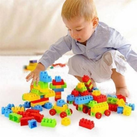 Set cuburi pentru construit, 48 piese, Mini Junior, WW3009, Multicolor [1]