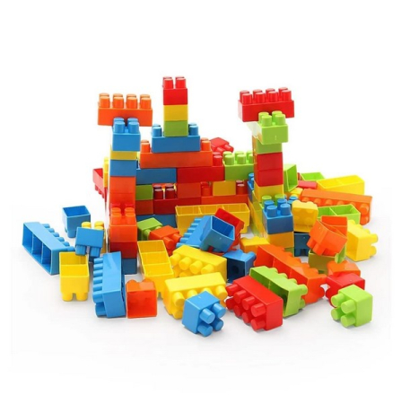 Set cuburi pentru construit, 48 piese, Mini Junior, WW3009, Multicolor [2]