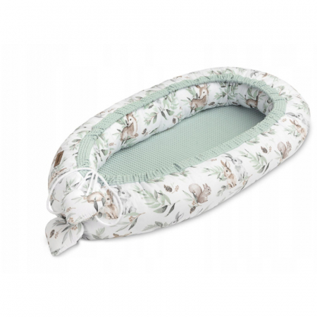 Accesorii patut - Cuib pentru bebelusi 80 x 50 x 12 cm Sensillo 390772, Albastru Marin