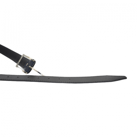 Curea barbati din piele naturala 125 cm Mini Junior 001, Bleumarin [1]