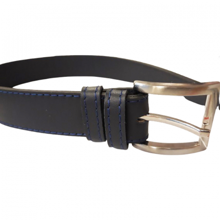 Curea din piele naturala pentru baieti Mini Junior BB2901B, Bleumarin [1]