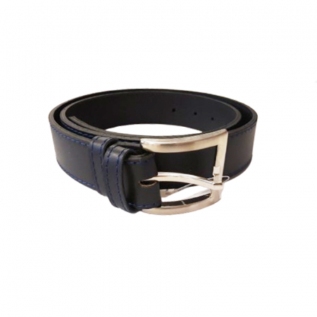 Bretele si curele - Curea din piele naturala pentru baieti Mini Junior BB2901B, Bleumarin