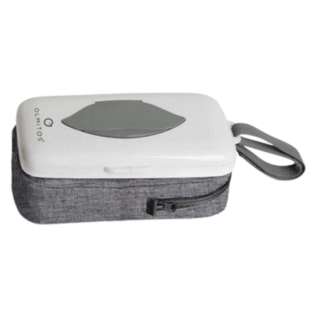 Carucioare - Cutie 2 in 1, pentru servetele umede si scutece, pentru calatorie, Olmitos, 008966, Alb